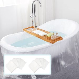 Housse de baignoire jetable grande taille 102 "(L) * 47" (W) Convient pour une utilisation dans une baignoire 99% (102x47 pouces) - Product Image 3