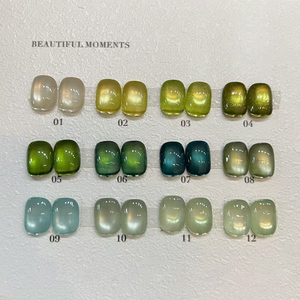 AILANUO Vernis à ongles gel UV effet œil de chat en cristal, populaire, de haute qualité, multicolore, durable, pour salons de manucure, compatible lampe LED verte - Product Image 3