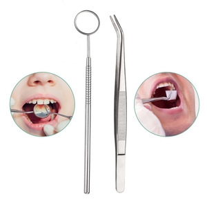 Stainless Steel Dental <b>Tool</b> Set 8 Pieces With Light For <b>Teeth</b> <b>Cleaning</b> And Oral Care Home Use - Product Image 4