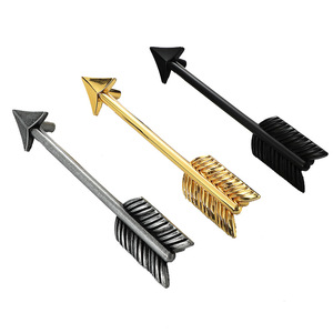 Arrow Shaped Zinc Alloy <b>Drawer</b> Handles Frosted Contemporary Design For Cabinet Furniture - Product Image 5