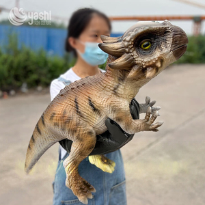 Marioneta de mano de dinosaurio personalizada de alta calidad-Modelo de anquilosaurio para actuaciones al aire libre de bebés - Product Image 6