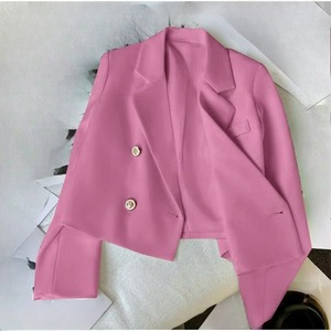 WY90706 İlkbahar ve Sonbahar Yeni Stil Büyük Beden Moda Şık Bol 2026 Sonbahar Takım Ceketi Kısa Mont Kadınlar İçin - Product Image 3