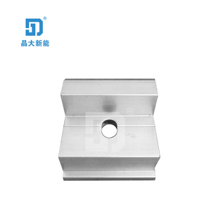 Kit de <span class=keywords><strong>fixation</strong></span> de panneaux solaires en alliage d'aluminium, composant de support photovoltaïque à pression latérale pour blocs à pression moyenne - Product Image 1