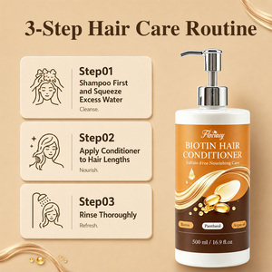 Après-shampoing hydratant ODM aux extraits botaniques et biotine pour le contrôle des pointes fourchues, liquide à rincer, usage quotidien pour femmes, fabrication professionnelle - Product Image 2