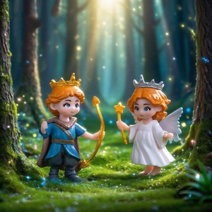 Décorations de micro-paysages, ornements féériques, figurines miniatures de <span class=keywords><strong>prince</strong></span>, princesse et ange pour terrarium, accessoires pour maison de poupée - Product Image 3