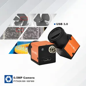 Low Cost 0.5MP 1/3.6" Python 480 High Speed 500fps Area Scan Industrial Gigabit Ethernet Cameras For Robot Vision Contrastech