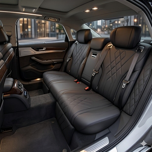 Asiento de Coche Negro Acolchado de Lujo para 3 Personas, para Conversión de Furgonetas VIP y Proyectos de Remodelación de Interiores de Monovolúmenes - Product Image 1