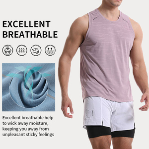 Custom Quick Dry Training Wear Gym Wear <b>Mens</b> Tank Tops Fitness Sports Workout Bodybuilding Tank Top Running <b>Singlet</b> Vest - Product Image 3