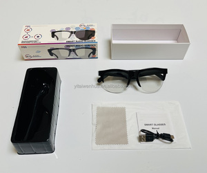 F05 OEM ODM pour lunettes intelligentes de scooter unisexes, compatibles avec Sun Android, verres polarisés UV400, lunettes carrées blanches, lunettes de mode - Product Image 6