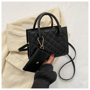 Barato 2 piezas en conjunto Cross Body PU bolsos de cuero y monederos señoras de alta calidad mensajero hombro bolsos de mano para las mujeres - Product Image 6