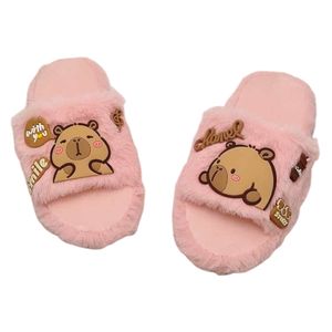 Gran oferta, zapatillas <span class=keywords><strong>de</strong></span> invierno Unisex, bonitos dibujos animados <span class=keywords><strong>de</strong></span> <span class=keywords><strong>Pikachu</strong></span>, zapatos <span class=keywords><strong>de</strong></span> Casa cálidos <span class=keywords><strong>de</strong></span> felpa a la moda para mujer - Product Image 2