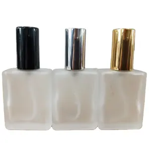 Di alta qualità 15ml smerigliato Parfum confezione bottiglia vuota Mini portatile riutilizzabile profumo vetro Spray flacone