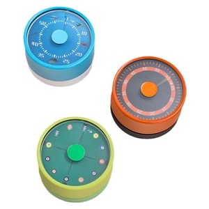 Mechanical Timer 60 Min Magnetic Round Kitchen Timer For Students Children - Product Image 5