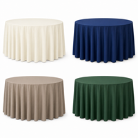 Nappe de table lisse et fluide pour événements, salles de banquet, location de mariage - Vente en gros