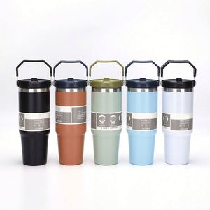 Vasos Sublimables al por Mayor, Vasos Rectos Sublimables de 20 Oz, Vasos Delgados Sublimables de 40 Oz con Asa - Product Image 2