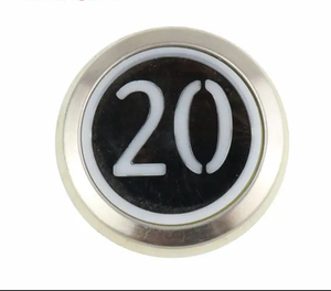 Kone Aufzugs teile Kone Aufzug schwarz Druckknopf - Product Image 3