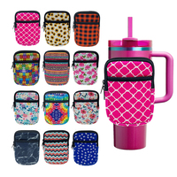 Sac de transport pour bouteille d'eau personnalisé en gros avec bande élastique réglable pour Owala Stanley Yeti 30/40oz