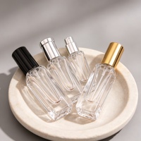 Botol Parfum Kaca Mini Kotak 8ml 10ml MUB Travel Portable dengan Tutup Crimp, Siap Kirim