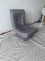 Silla lunar ajustable de 3 velocidades, silla de suelo plegable perezosa moderna de ocio, sofá giratorio