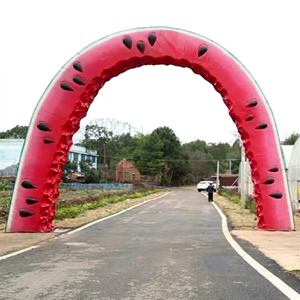 Arco Inflable Decorativo con Forma de Sandía para Entrada, Exhibición de Eventos, Centro Comercial o Entrada de Granja - Product Image 1