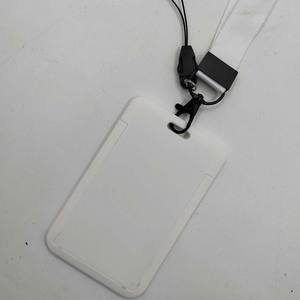 Lanière en polyester personnalisée, écologique et durable, avec support de carte d'identité et crochet pour badge, pour bus, métro et cartes de crédit - Vente en gros - Product Image 4