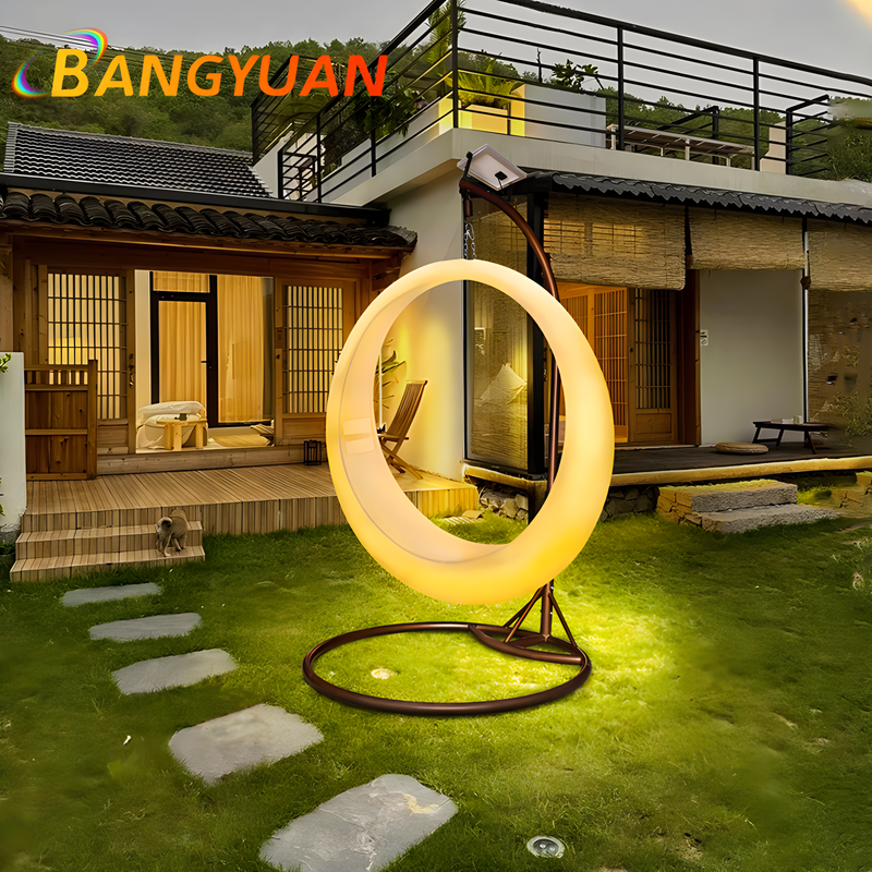 Crescent Moon Shaped Patio Swings for
