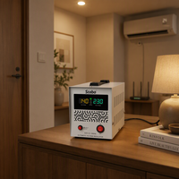 Stabilisateur de tension automatique monophasé LED de type relais 220/230V AC 500VA-20KVA