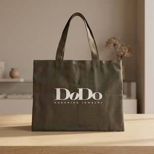 Bolsa de Mano de Lona de Algodón con Tela Resistente y Asas Cómodas para Compras, Viajes, Uso Diario y Actividades - Product Image 1