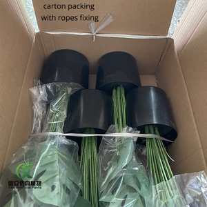 Bán Sỉ Cây Lá Nhiệt Đới Lớn Cây Cảnh Giả Hình Quái Vật Thường Xanh Bằng Nhựa Trong Chậu Để Trang Trí Sân Vườn Văn Phòng Tại Nhà - Product Image 6