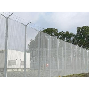 맞춤형 감옥 높은 보안 울타리 와이어 메쉬 금속 안티 등반 2.4 미터 높은 <span class=keywords><strong>358</strong></span> 아연 도금 울타리 패널 - Product Image 1