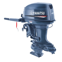 Moteur hors-bord YAHATSU 2 temps 40 CV à propulsion par jet, démarrage électrique, trim et tilt électriques, commande par timon, compatible avec les modèles d'origine YAMAHA