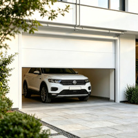 Porte de garage sectionnelle en acier moderne et élégante avec isolation thermique, personnalisable en plusieurs couleurs pour usage résidentiel et commercial