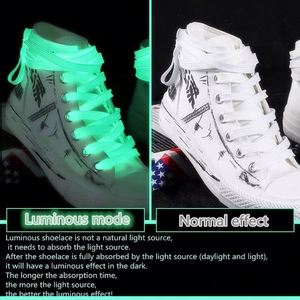 Cordones de Zapatos Fluorescentes Luminosos, Ligeros y Transpirables, Unisex, para Todo Tipo de Calzado, Uso Diario, Deportivo y de Ocio, para las Cuatro Estaciones - Product Image 2