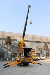 2024 nóng bán nhỏ Crawler Spider <span class=keywords><strong>Crane</strong></span> Telescopic ARM 3t Spider <span class=keywords><strong>Crane</strong></span> áp dụng cho cao tầng xây dựng hoạt động - Product Image 4