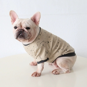 Venta caliente ropa para mascotas estilo japonés ropa para perros gordos estampados de moda <span class=keywords><strong>Bulldog</strong></span> francés sudaderas con capucha para perros Corgi suéter camisa al por mayor - Product Image 6