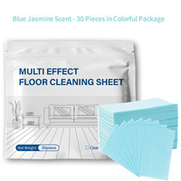Produits de cuisine : Lingettes nettoyantes dissolvables pour sols, tablettes nettoyantes multi-surfaces pour seau de serpillière, sols stratifiés et parquet.