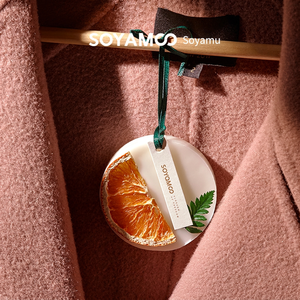 Pendentif d'aromathérapie rond en <span class=keywords><strong>cire</strong></span> de <span class=keywords><strong>soja</strong></span> mélangée, désodorisant et parfumé pour armoire, placard et maison - Product Image 4