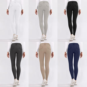 Calzoni a <span class=keywords><strong>cavallo</strong></span> neri da <span class=keywords><strong>donna</strong></span> con tasche profonde a sella pieno in Silicone per <span class=keywords><strong>donna</strong></span> 4 vie Jodhpurs elasticizzati - Product Image 4