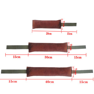 Accessori Professionali per Addestramento Cani, Giocattolo da Morso in Pelle di Mucca, Bastone Resistente in Pelle per Addestramento Cani con Impugnature in Nylon - Product Image 3