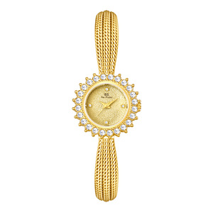 Bs lujo mujer cuarzo SEIKO movimiento aleación impermeable reloj elegante <span class=keywords><strong>Toussaint</strong></span> flor diseño venta directa de fábrica - Product Image 5
