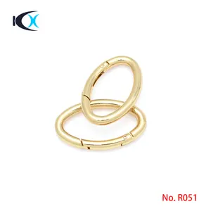 High Quality Wholesale Custom Stainless Steel Jewelry Findings Gold Olive Type Spring Ring Clasps