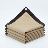 Filet pare-soleil tricoté en HDPE, écran d'intimité, brise-vent, couverture de clôture, résistant aux UV, pour jardin, balcon, cour arrière, extérieur