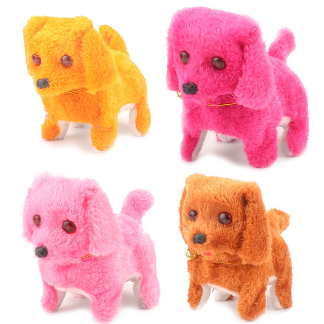Electronic Robot Dog Smart Walking Wagging Electric Plush Toy Dog Child Toy for Birthday Christmas Gift