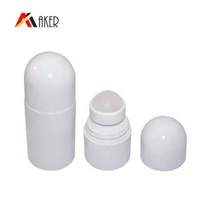 New wholesale custom factory price roll-on bottle 60ml pp plastic roll on deodorant empty bottle