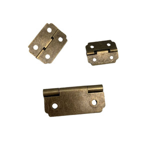 Charnière de meuble de style rétro 37x28mm en fer à montage plat à 180 degrés pour boîte à bijoux - Product Image 2