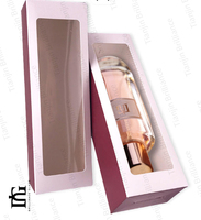 Boîtes cadeaux en carton vierge pour bouteilles 330ml 500ml, pour bière et vin, avec pelliculage mat, doublure en mousse, gaufrage rigide, personnalisables