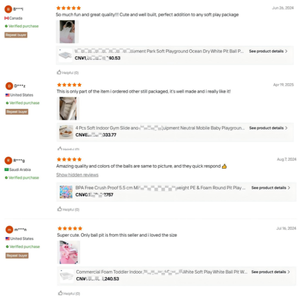 Piscina di Palline per Bambine, Vendita all'Ingrosso, Area Giochi Morbida Rosa per Camerette - Product Image 5