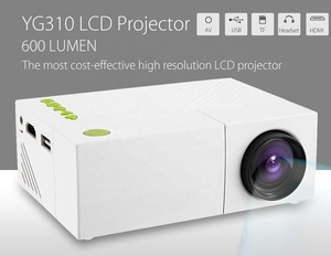 <span class=keywords><strong>Mini</strong></span> <span class=keywords><strong>Proyector</strong></span> YG310 Portátil, Reproductor Multimedia Inteligente 1080P con Batería Integrada - Product Image 4
