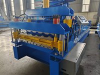 Prix d'usine pour la fabrication de matériaux de construction, panneaux muraux, tôles de toiture métalliques, machine de formage de rouleaux de tuiles ondulées à vendre
