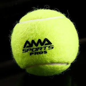 TN01 ITF-Zulassung Turnier Tennisball P45 Hochs ichtbarer Filz gewebter kunden spezifischer unter Druck stehender Tennisball